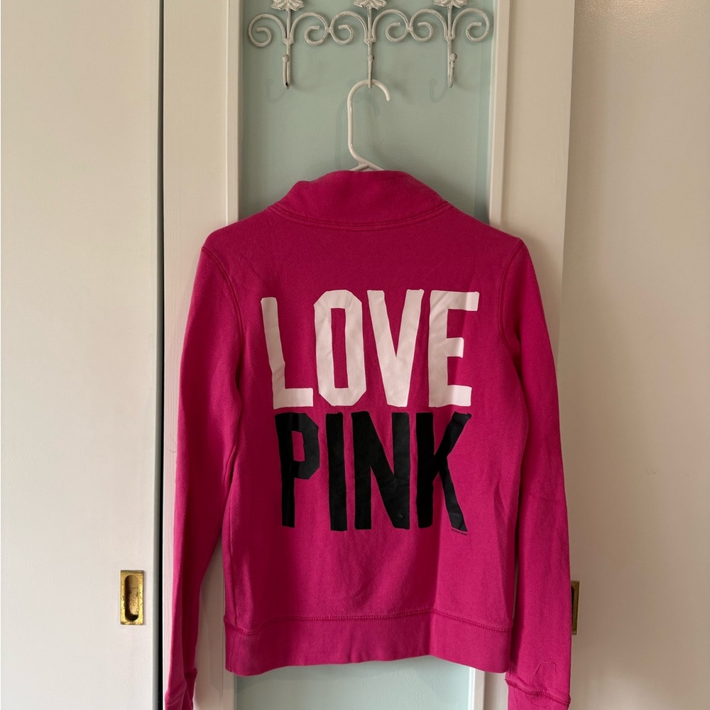 PINK Victoria's Secret Pink half zip sweatshirt